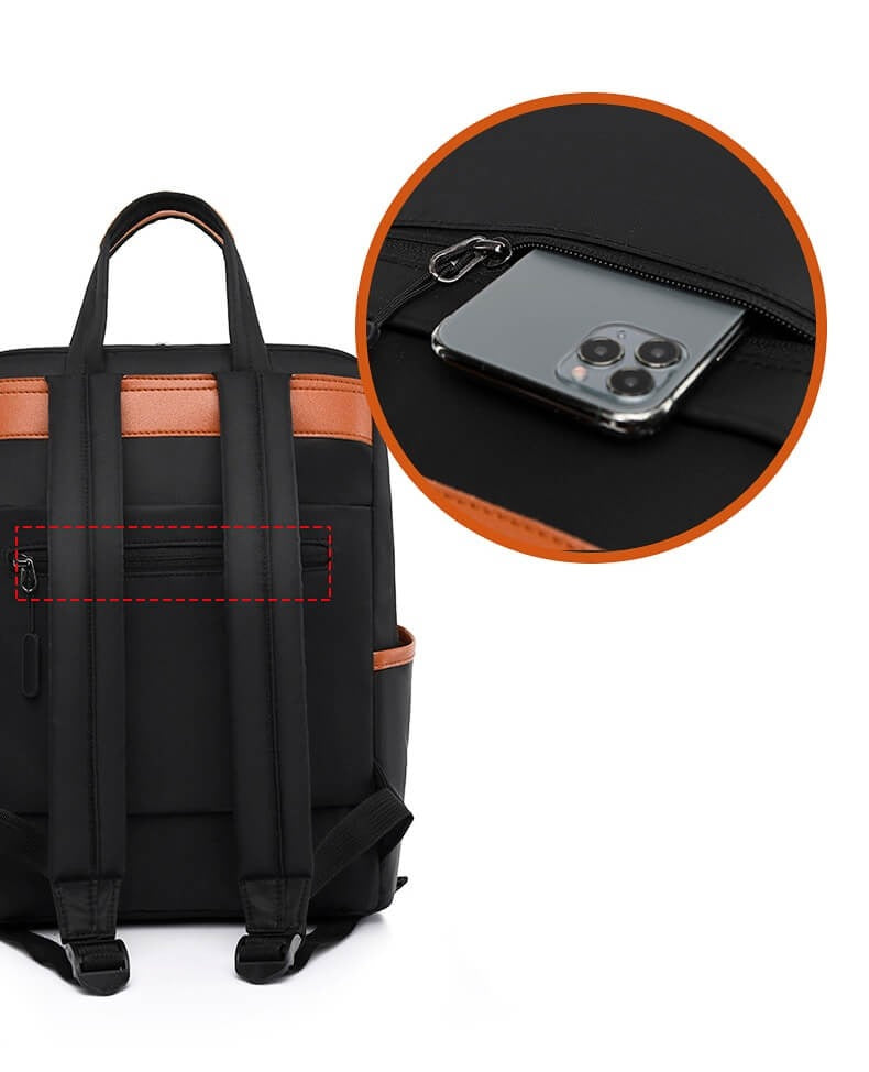 Versatile anti-theft women's backpack. Water-resistant for work, travel, and daily use.