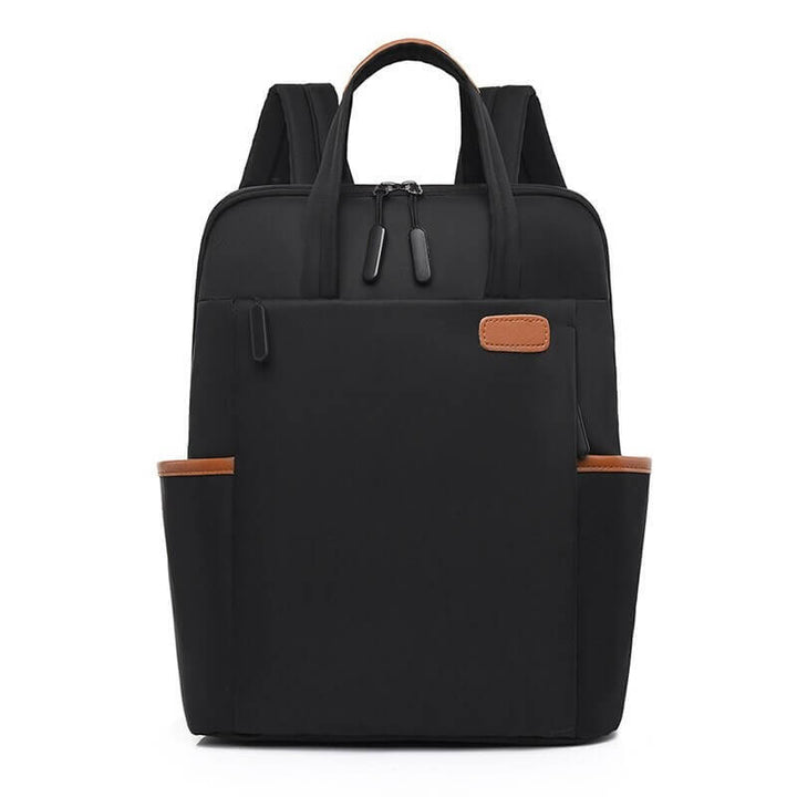 Women's secure anti-theft backpack, water-resistant, ideal for work, school & travel.