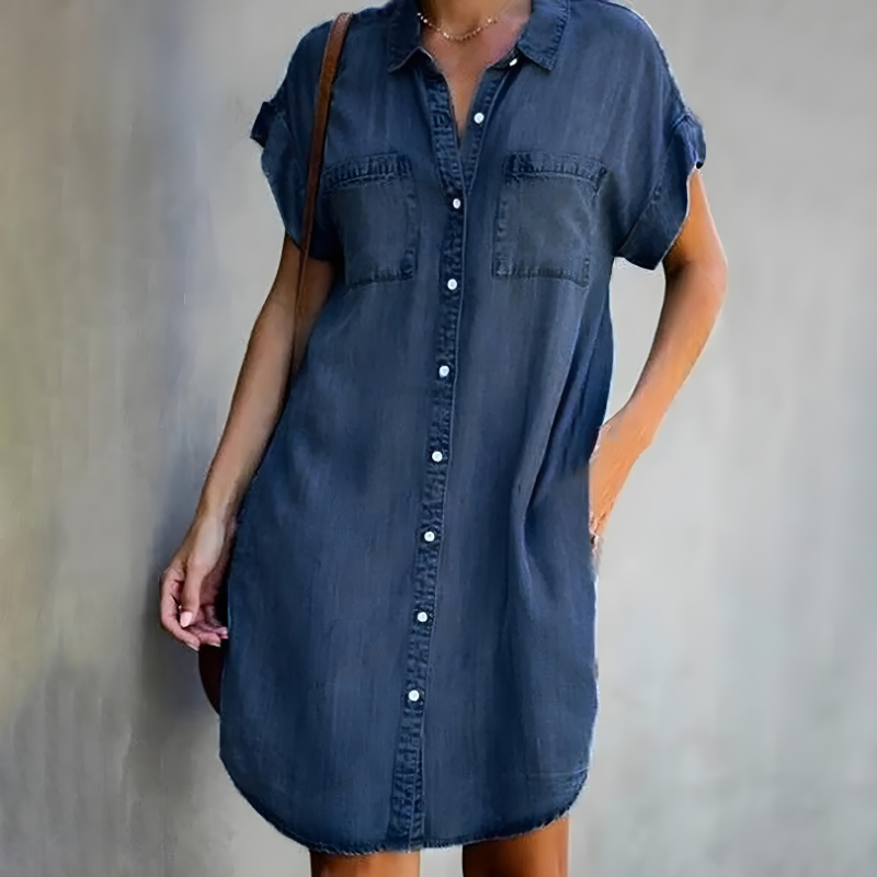 Elegant women's classic dress with tummy control. This flattering and comfortable dress is versatile for any occasion.