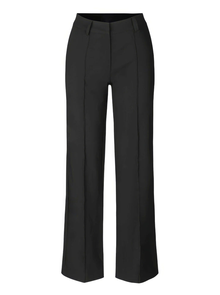 Sophisticated women's high-waisted pants, ideal for a comfortable yet formal office or casual style.