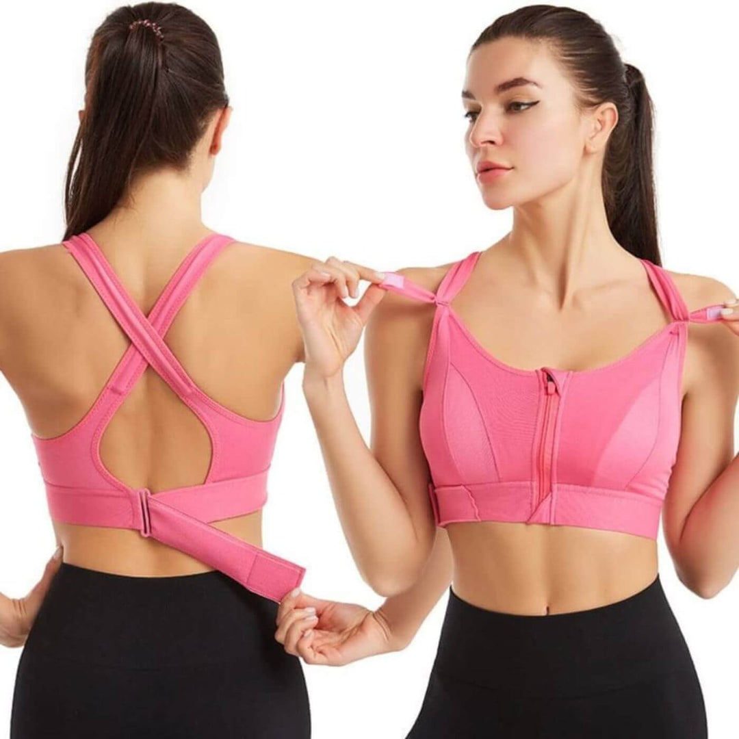 Athletic high-support sports bra for women. Ultimate comfort & flexibility, perfect moisture-wicking activewear.