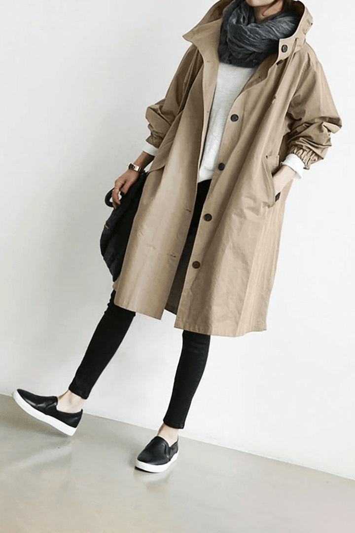 Women's Aurora windbreaker, a lightweight hooded jacket for active lifestyles, stylish and protective.