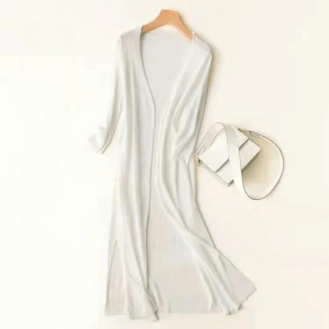 Soft knit women's sweater, comfortable & lightweight open front cardigan, easy layering.