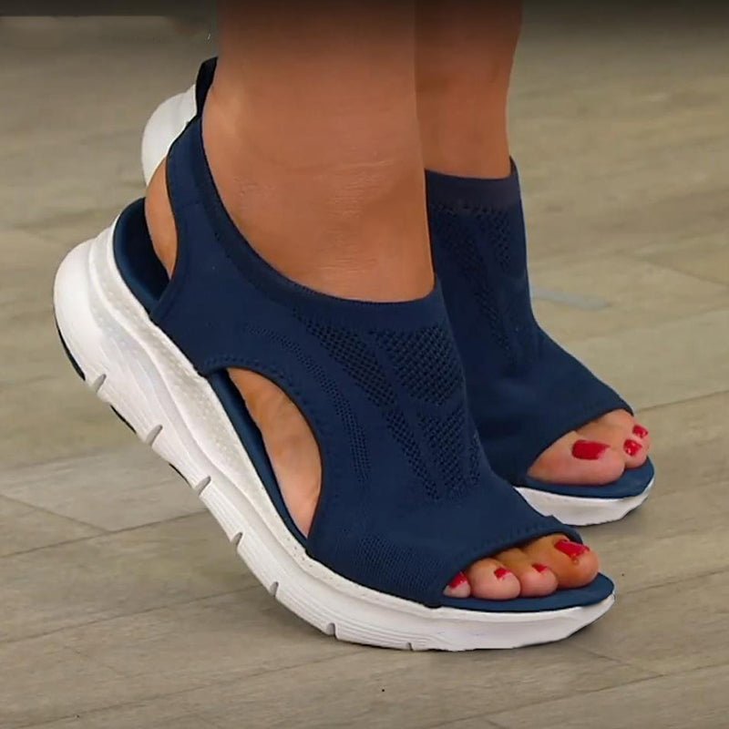 Lightweight women's footwear: orthopedic sandals with arch support for superior comfort
