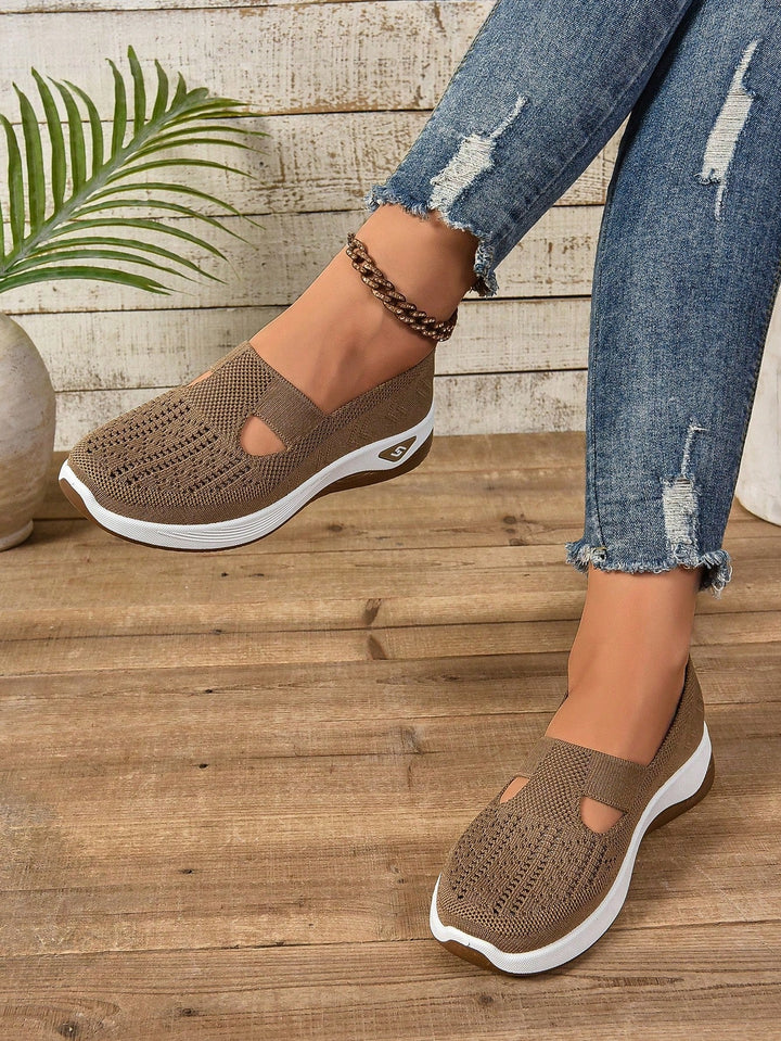 Casual breathable women's shoes, orthopedic slip-on style for lightweight summer comfort.