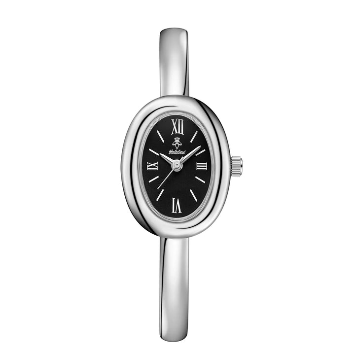 Classic women's stainless steel watch, minimalist design, an elegant gold timepiece for sophisticated ladies.