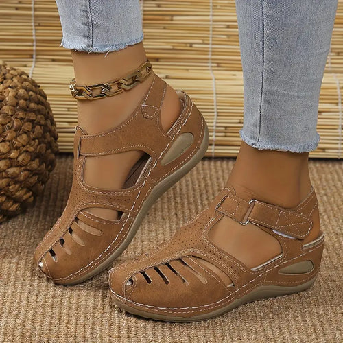 Mirella orthopedic comfort sandals for women, featuring a supportive wedge design for all-day foot relief.