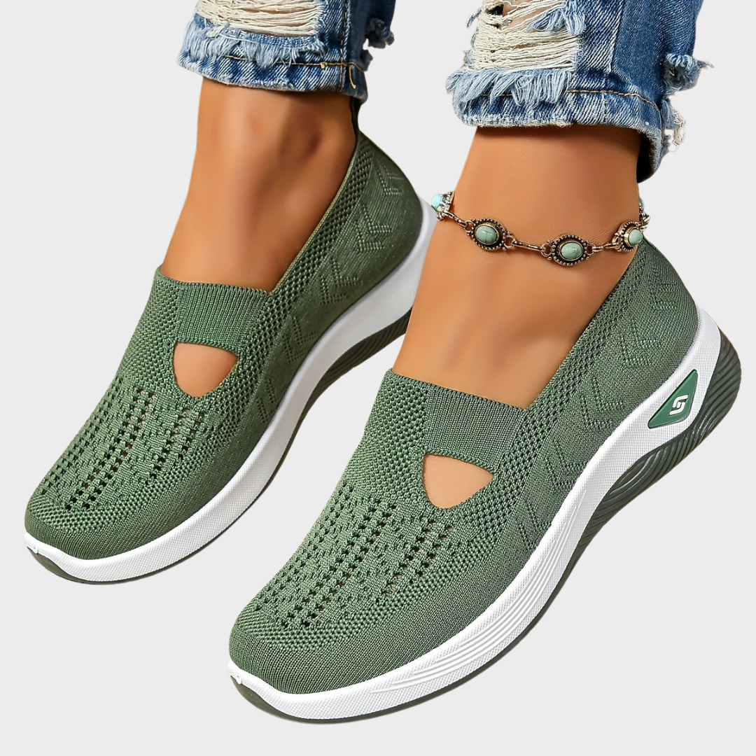Women's orthopaedic slip-on comfort shoes for ultimate everyday foot support.