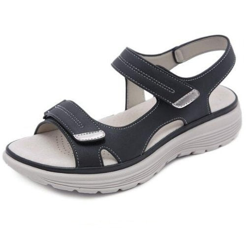 Women's orthopedic arch support sandals for comfortable pain relief. Ideal for daily wear & foot health.