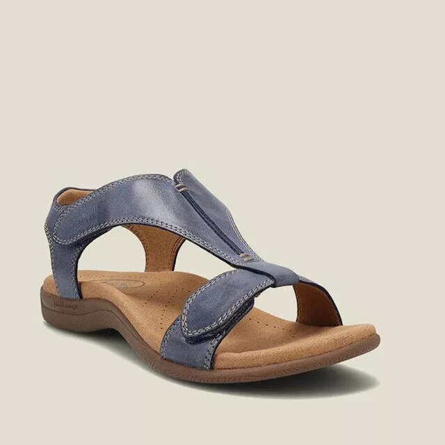 Stylish orthopedic summer sandals for women, featuring foot support for comfortable and lightweight wear.