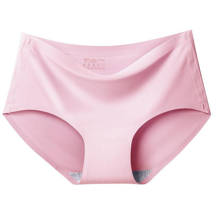 Female basics: seamless high-waist underwear for invisible comfort. Soft, stretchy, & essential for everyday.