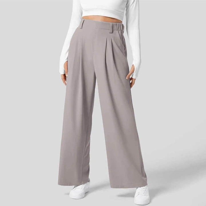 Casual women's stretch long pants for all-day comfort & style. Versatile design, perfect for everyday fashion.