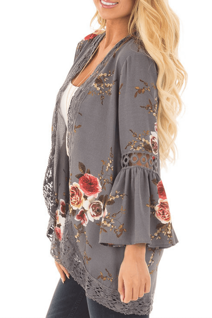 Ladies' vibrant patchwork print top, unique style & cotton blend for ultimate comfort.