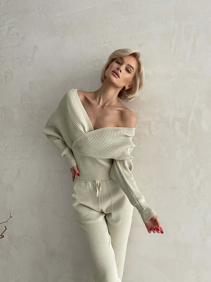 Stylish women's viscose matching top & bottom set, comfortable and trendy.