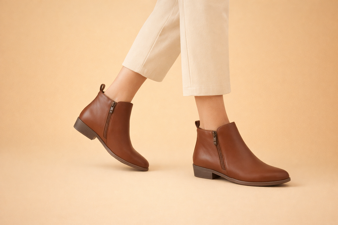 Women's vintage-inspired ankle boots, comfortable & stylish for casual wear.
