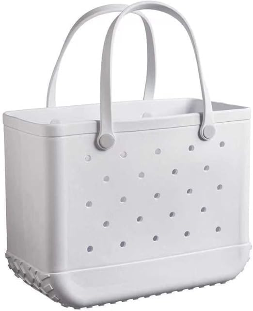 Stylish women's washable EVA beach tote, featuring an airflow design, great for any summer outing & shopping.