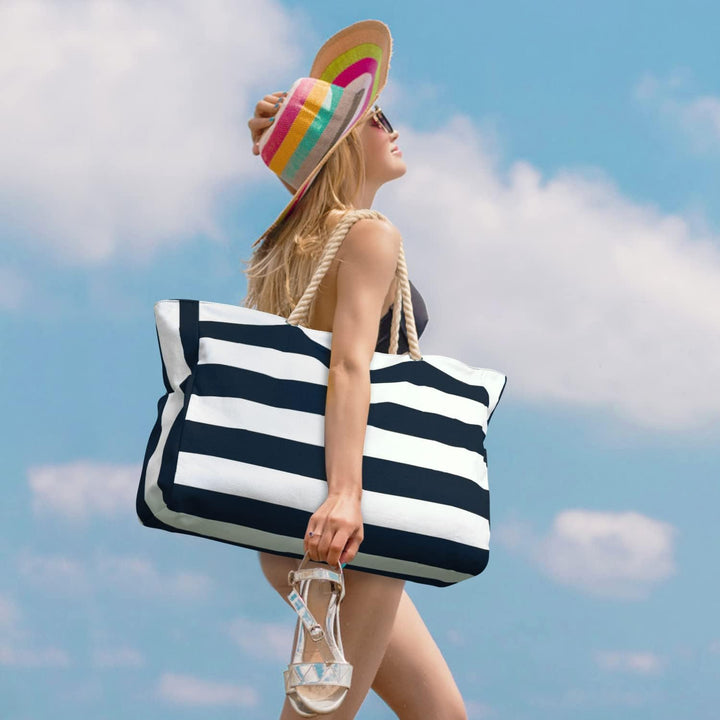 Large women's waterproof shoulder bag, versatile for daily use, with secure zip sections.