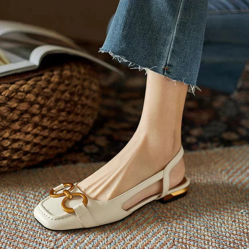 Women's Chic Ergonomic Slingback Flats - Lexians